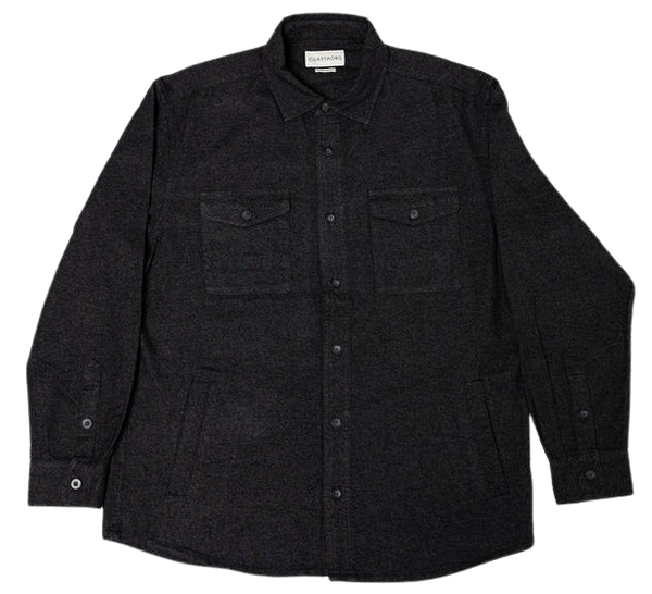 Coastaoro Shacketo Long Sleeve Shirt Jacket - Charcoal