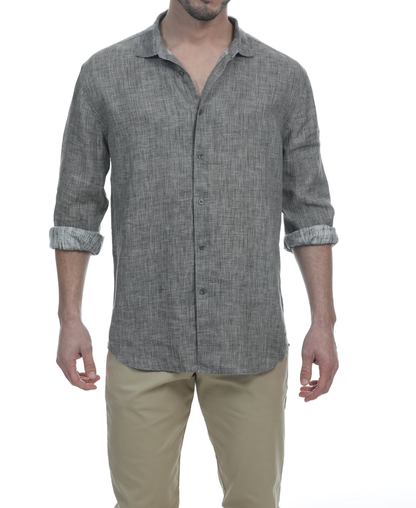 Palm Beach Long Sleeve Linen Shirt