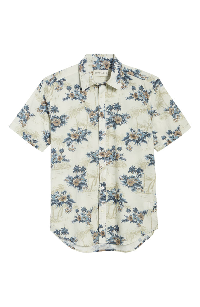 Kimah Short Sleeve Botanical Shirt