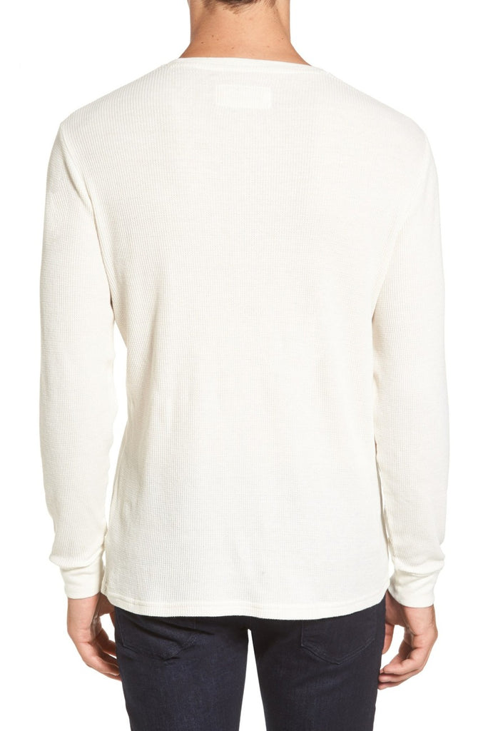 Vista Waffle Knit Long Sleeve T-Shirt - Ocean
