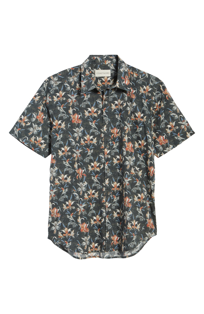 Arico Short Sleeve Botanical Shirt