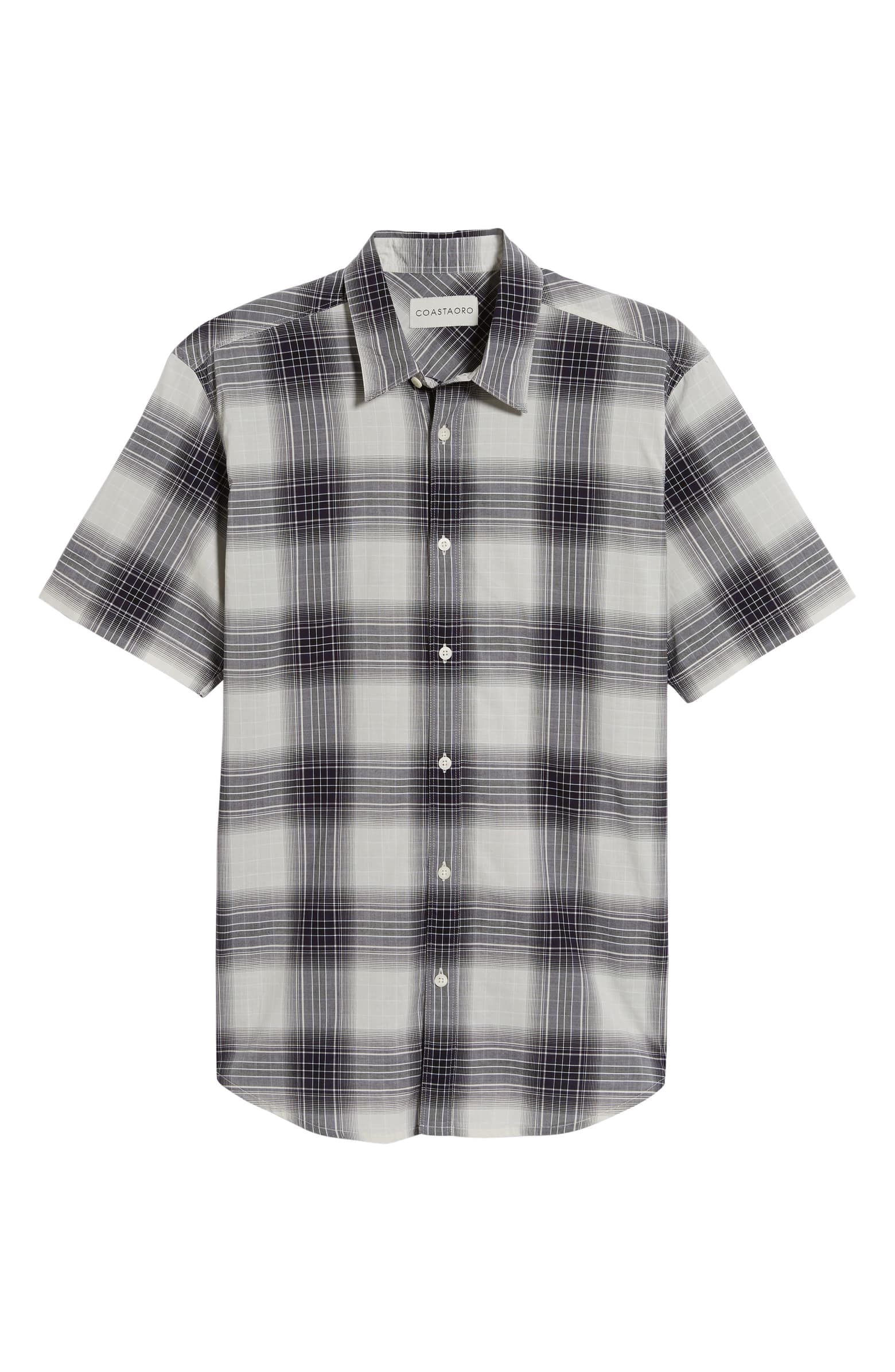 Big Wave Eddy Short Sleeve Check Plaid Shirt – Coastaoro