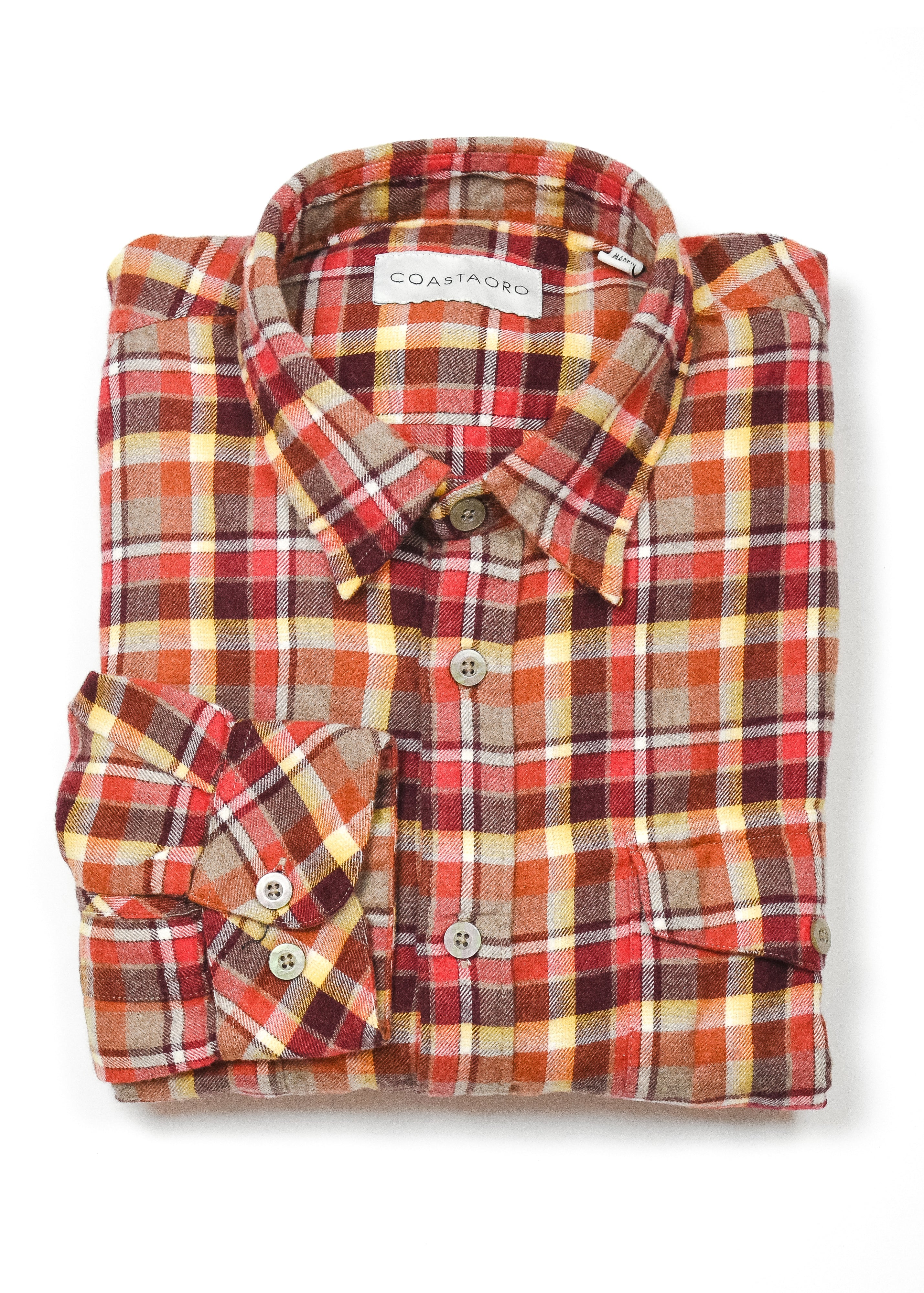 Sunesta Long Sleeve Check Button Up Flannel Shirt – Coastaoro