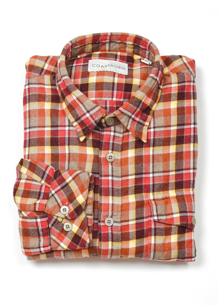 Sunesta Long Sleeve Check Button Up Flannel Shirt