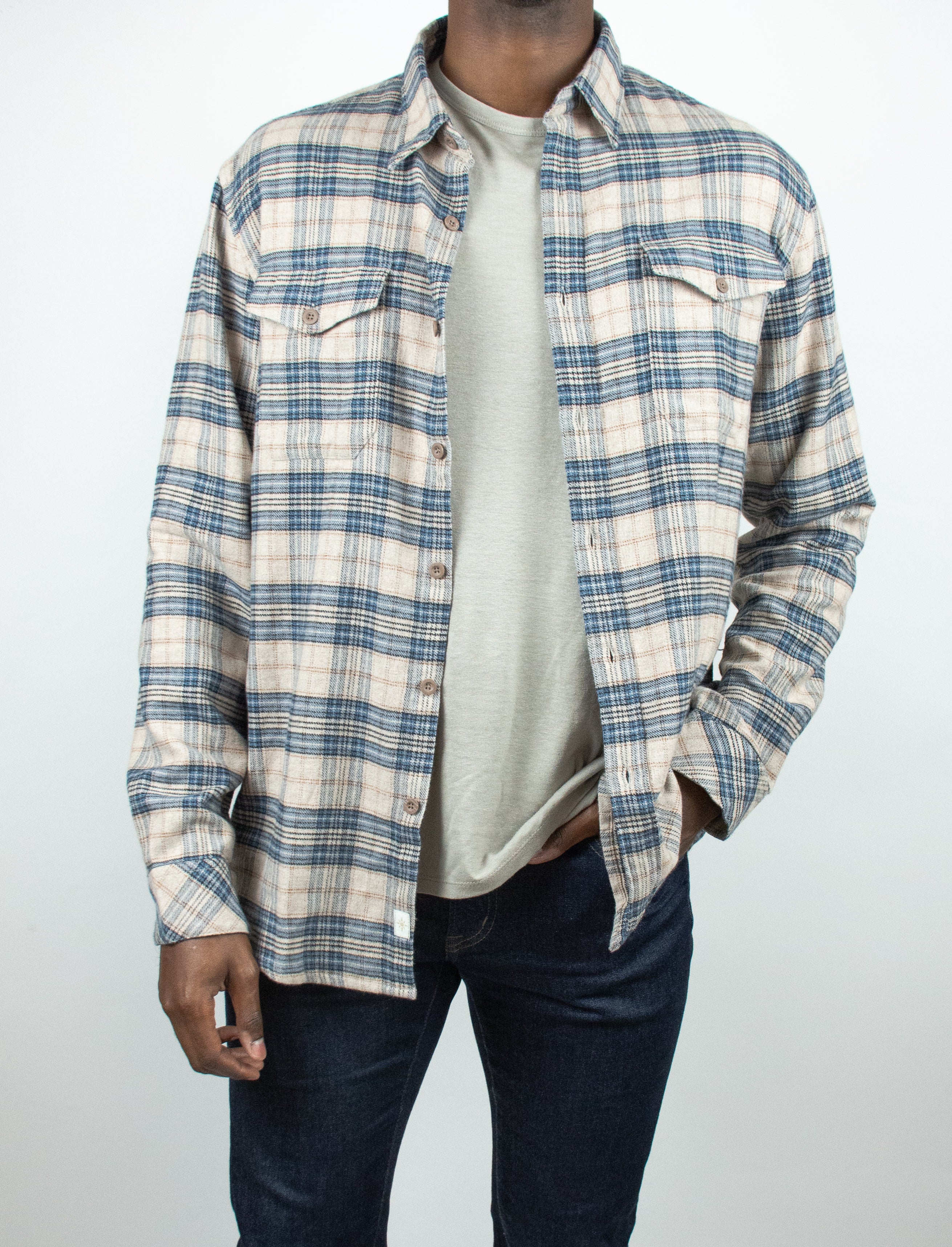 Moreno Long Sleeve Plaid Button Up Flannel Shirt – Coastaoro