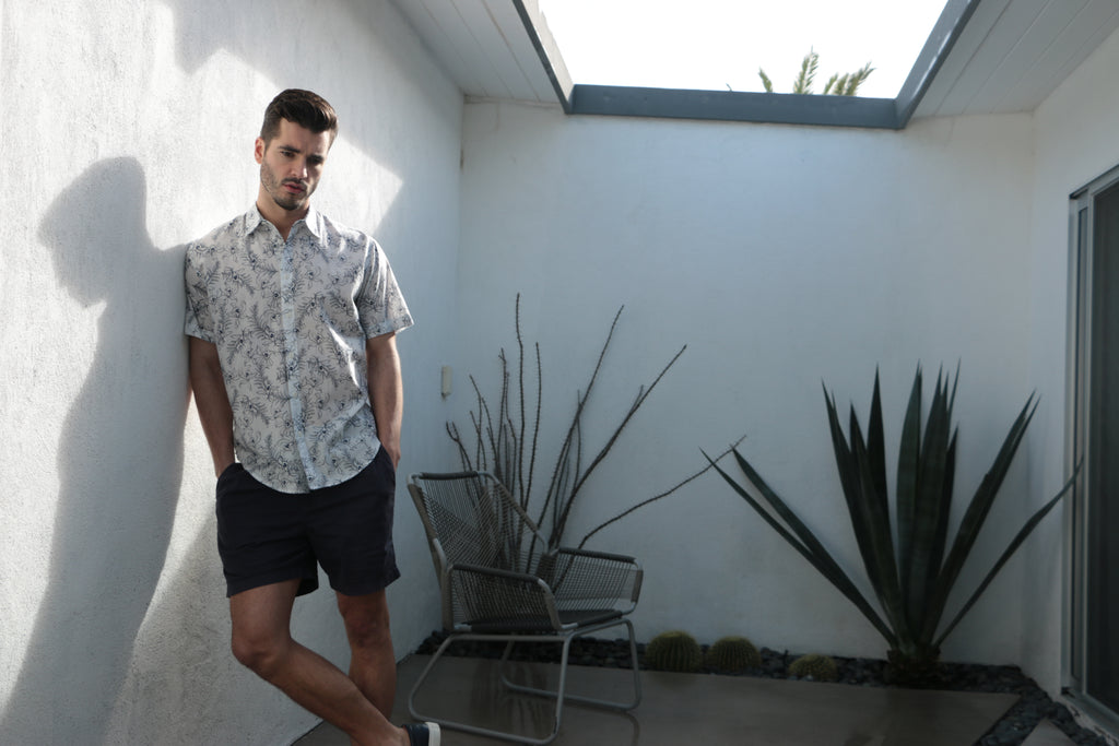 Chesney Short Sleeve Botanical Shirt