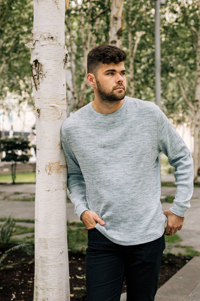 Vista Waffle Knit Long Sleeve Shirt