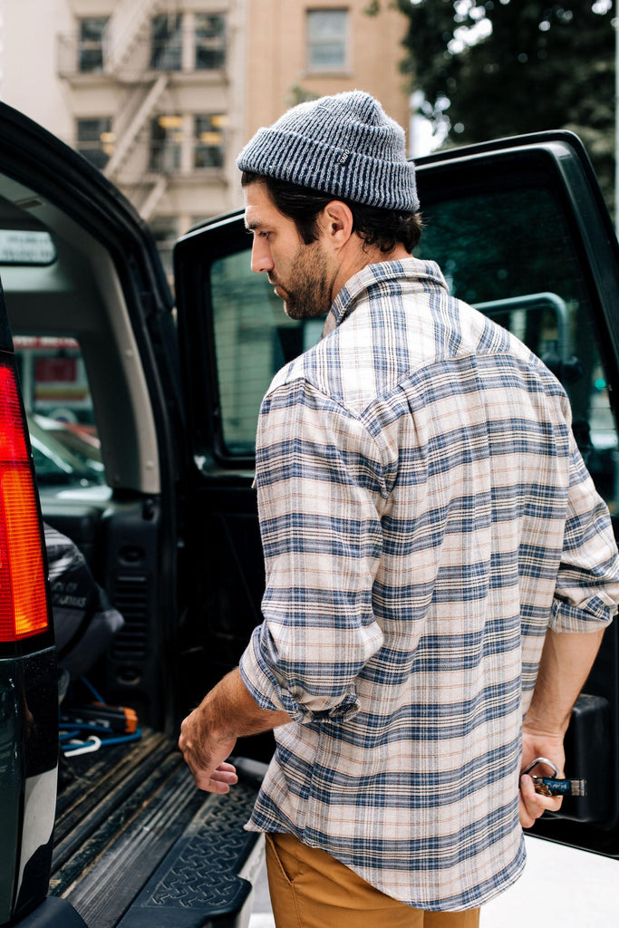 Moreno Long Sleeve Plaid Button Up Flannel Shirt