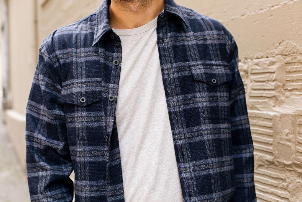 Imperial Long Sleeve Plaid Button Up Flannel Shirt
