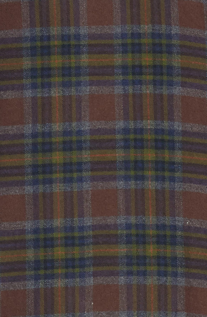 Finnoca Long Sleeve Check Button Up Shirt